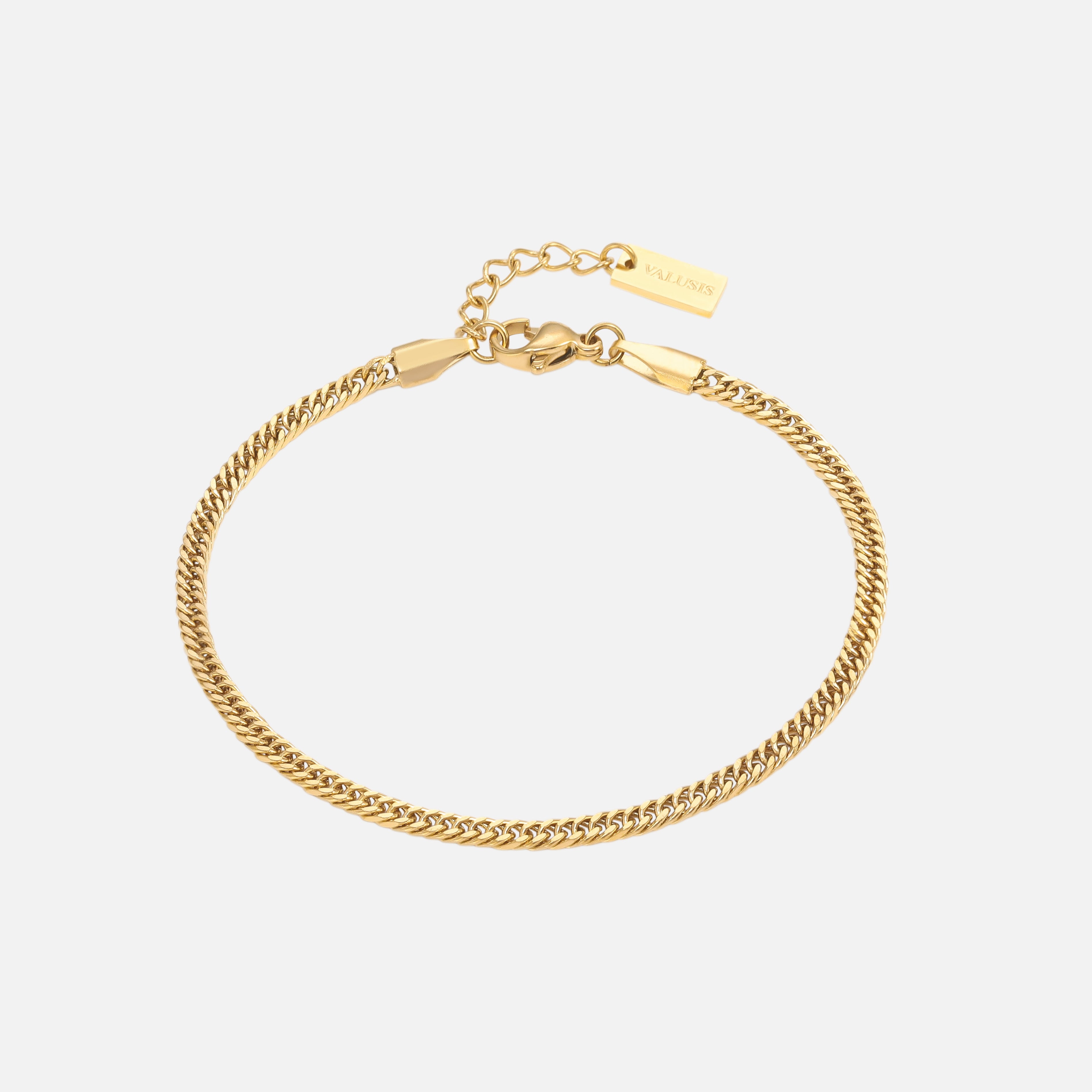 Cuban bracelet 3mm Gold (25% OFF) - VALUSIS