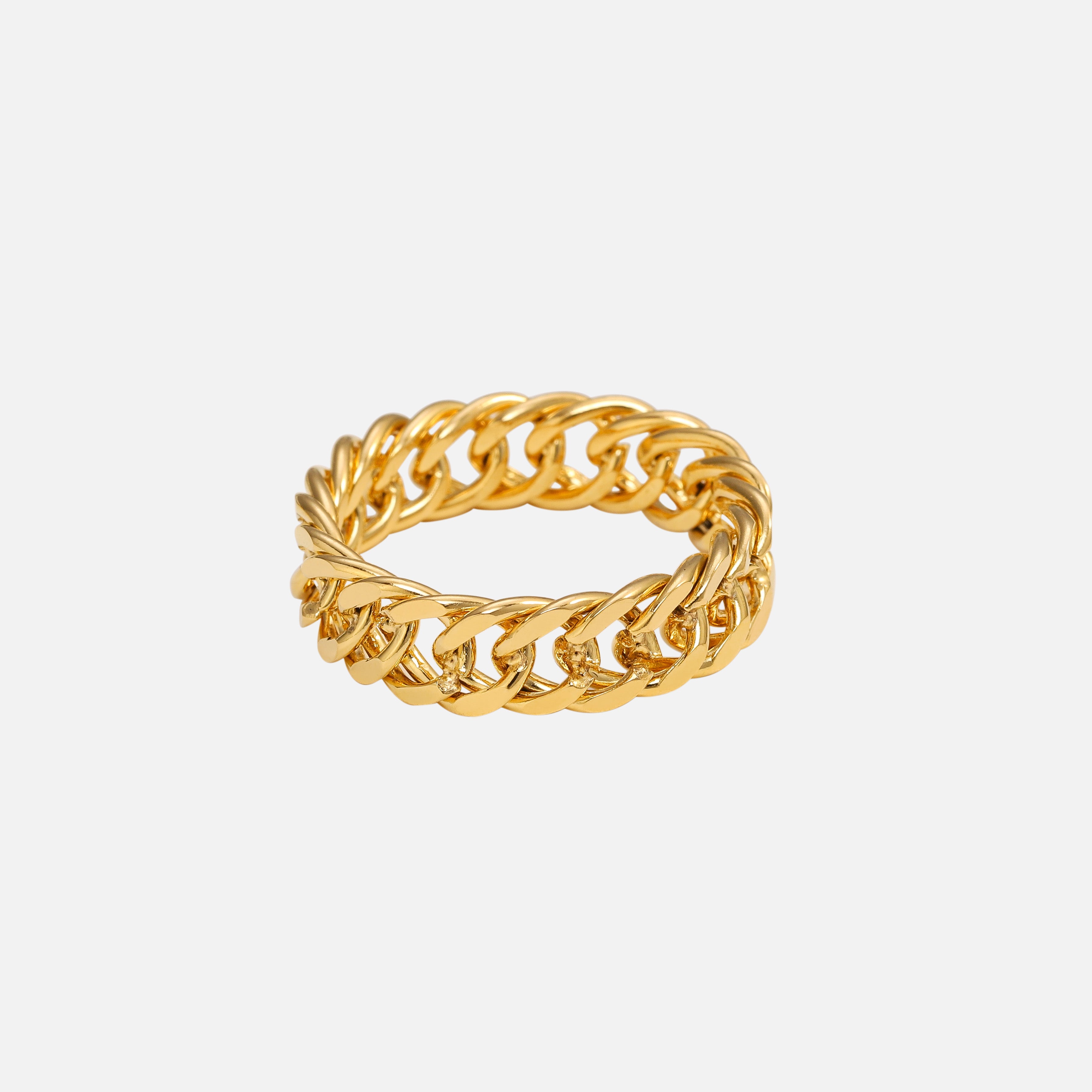 Cuban Ring Gold (25% OFF) - VALUSIS