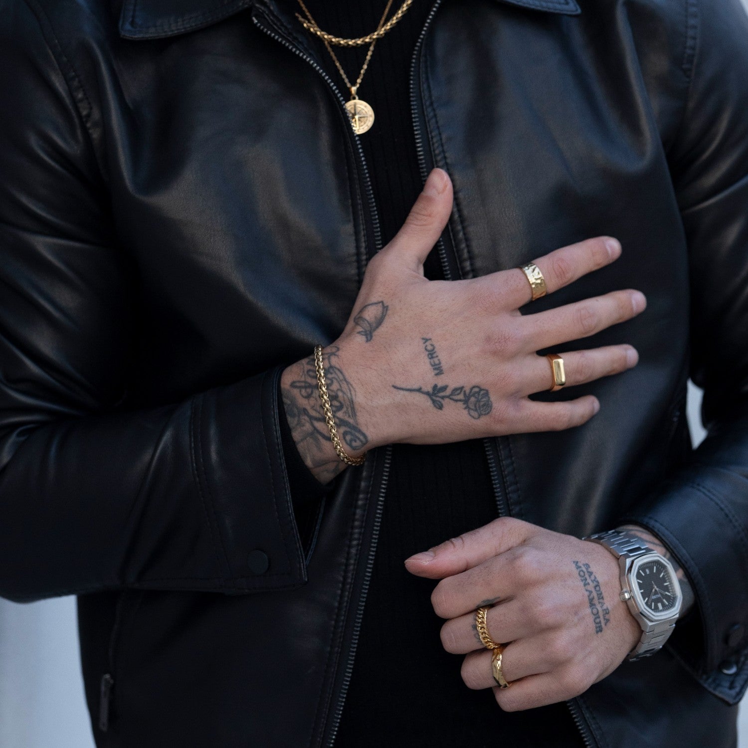 Hammered Ring Gold (25% OFF) - VALUSIS