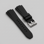 Black Silicone Strap
