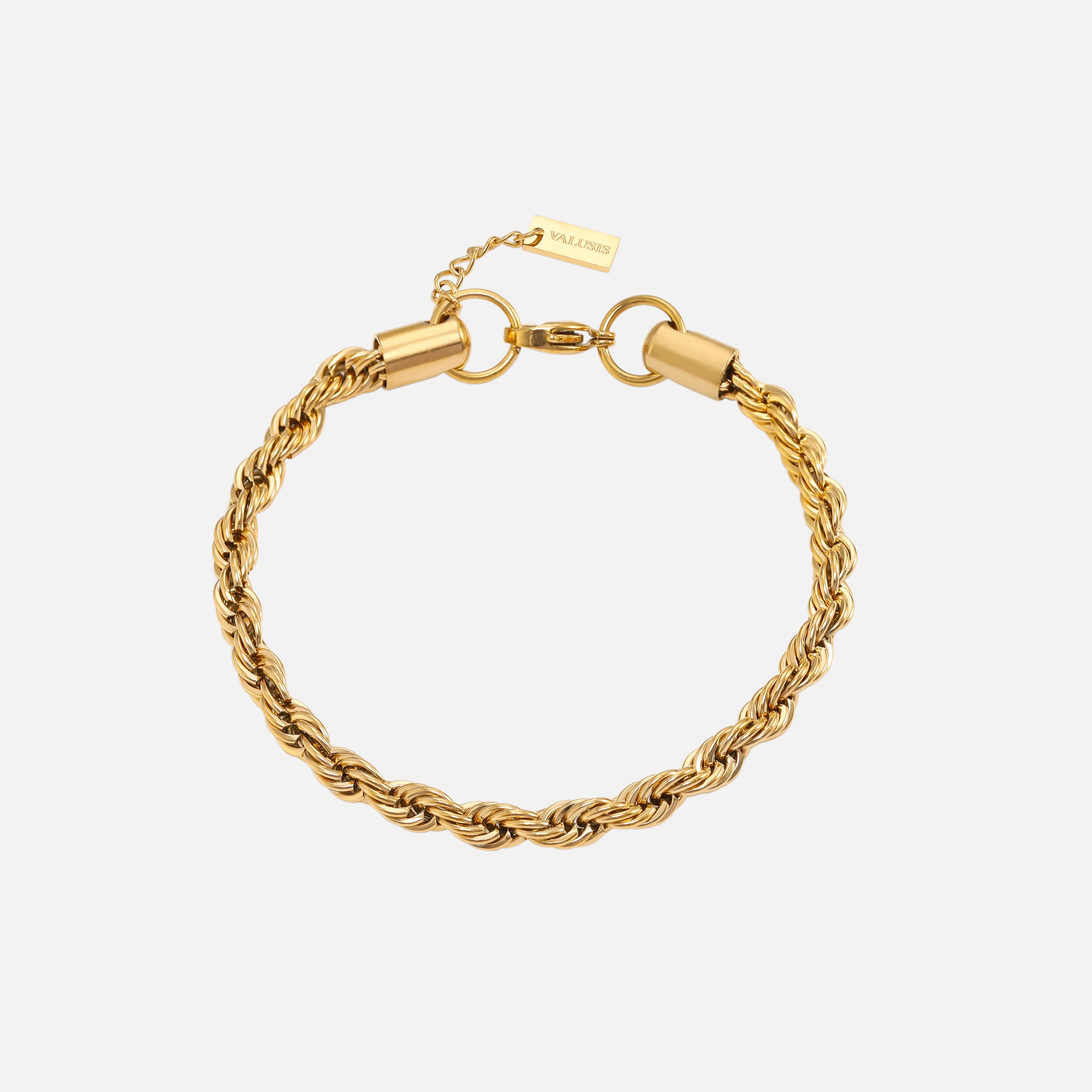 Rope Bracelet 5mm Gold (25% OFF) - VALUSIS