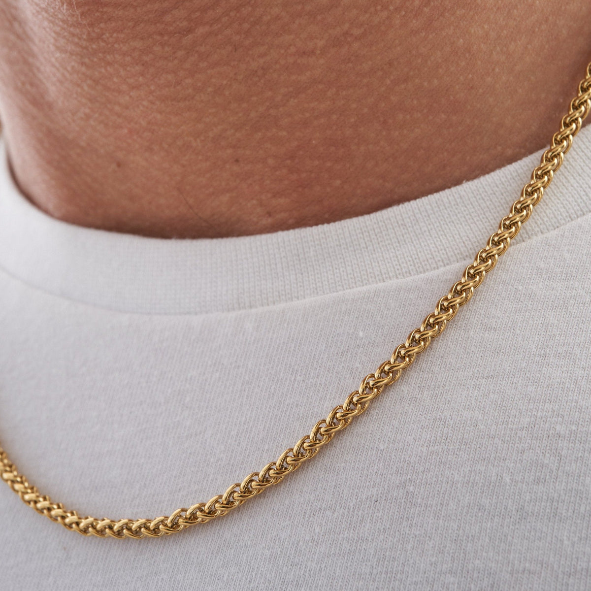 Wheat Chain 3mm Gold - VALUSIS