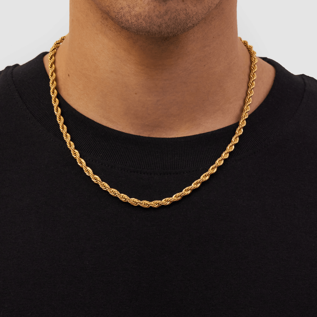 Rope Chain 5mm Gold (25% OFF) - VALUSIS