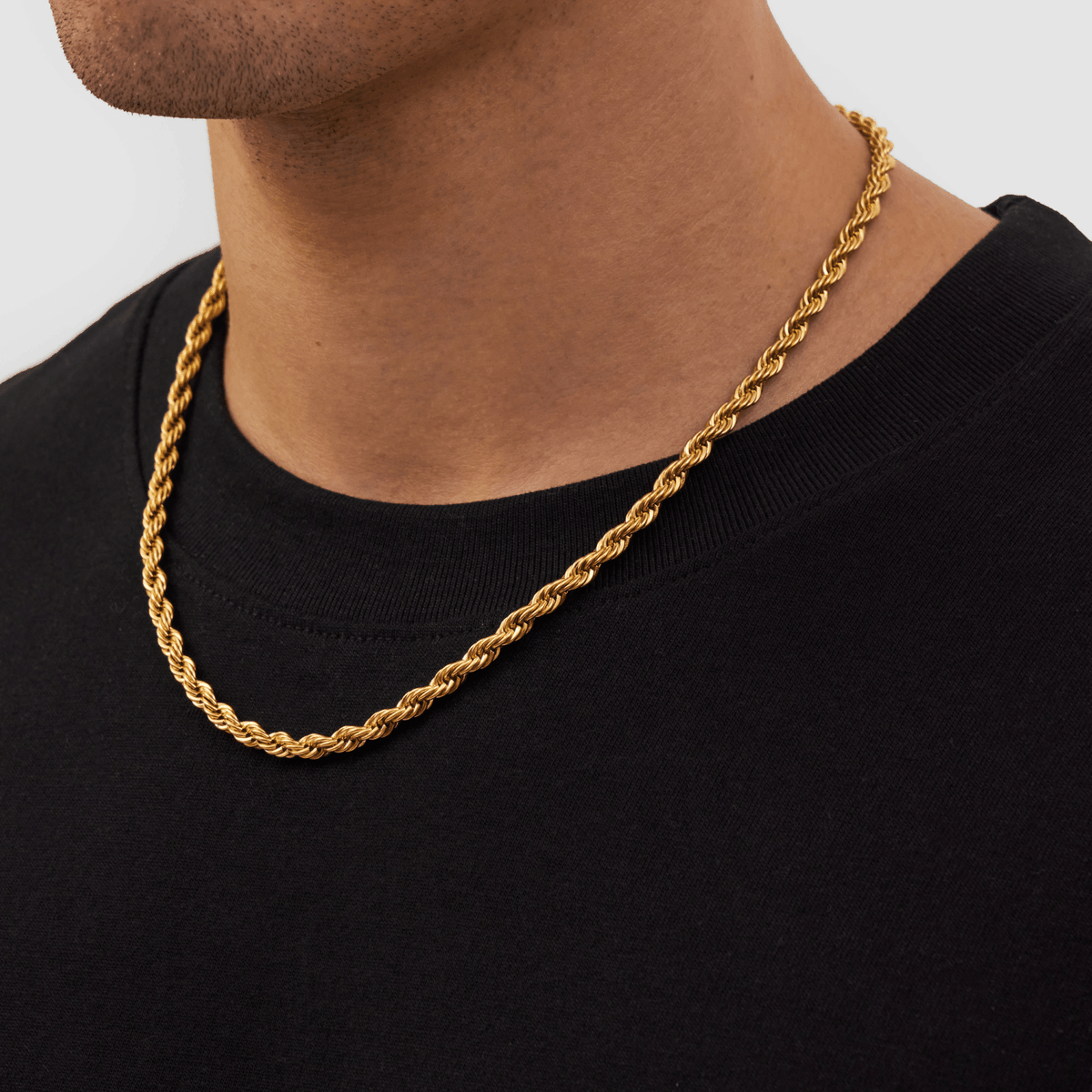 Rope Chain 5mm Gold (25% OFF) - VALUSIS