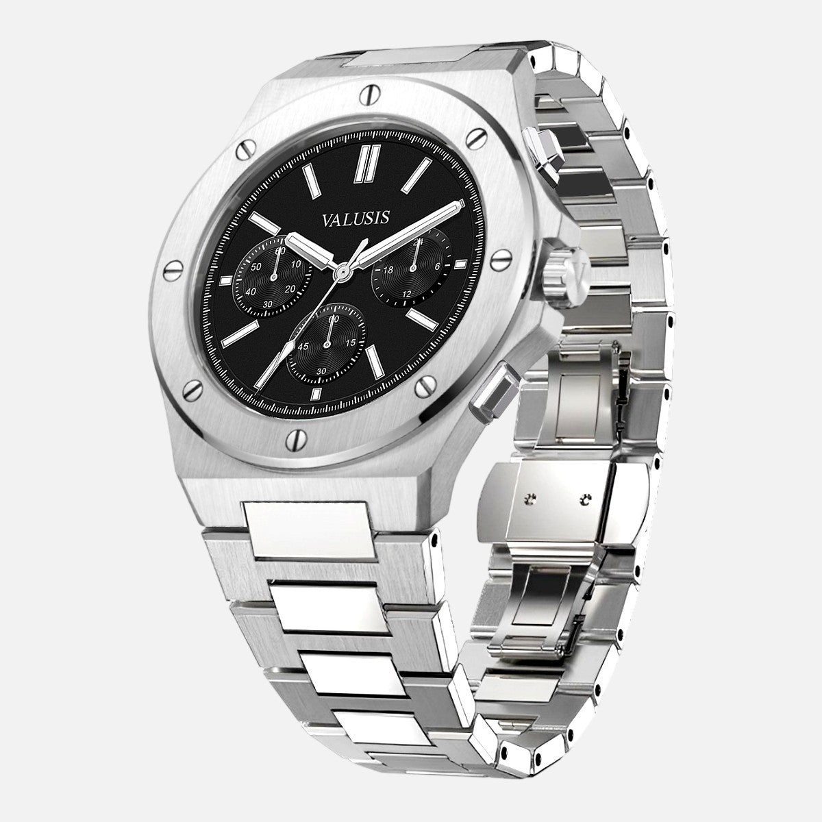 VALUSIS Lysium Black Chronograph – Automatic Watch
