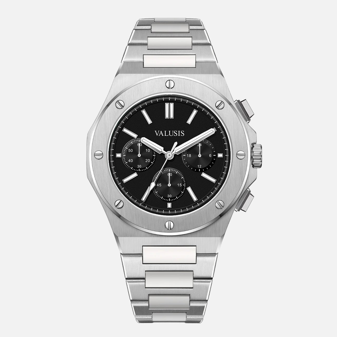 VALUSIS Lysium Black Chronograph – Automatic Watch