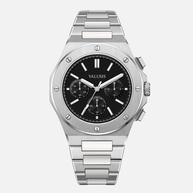 VALUSIS Lysium Black Chronograph – Automatic Watch