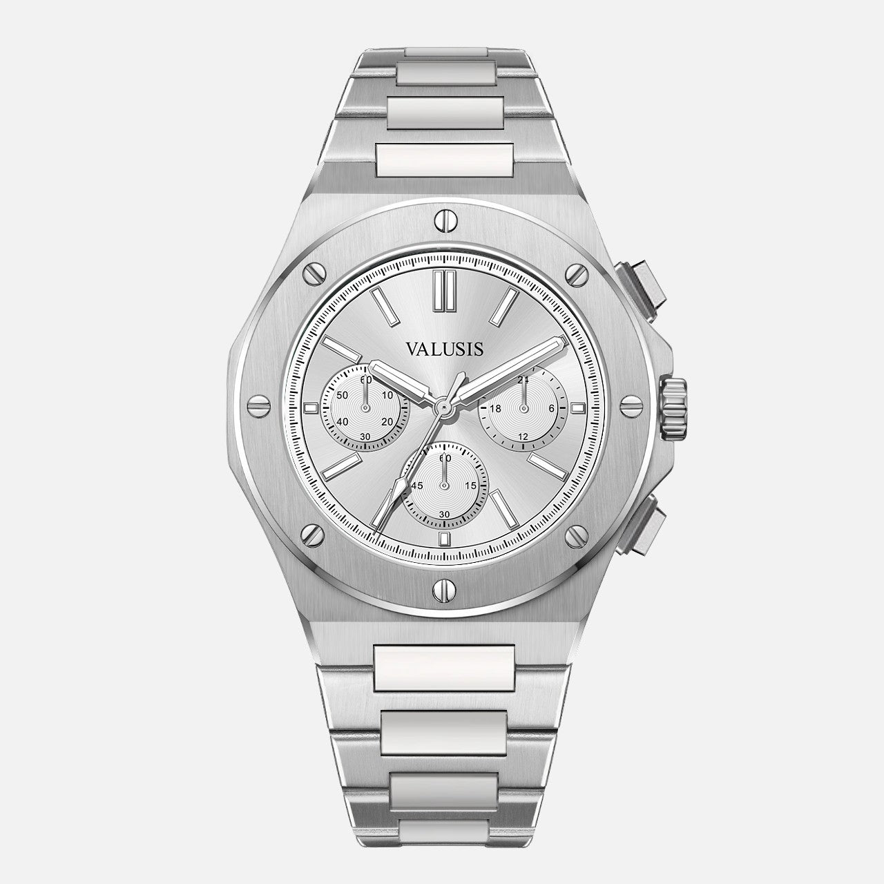VALUSIS Lysium Silver Chronograph – Automatic Watch