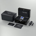 VALUSIS Volt Blue Open-Heart – Luxury Watch Packaging Box Dubai