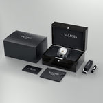 VALUSIS Volt White Open-Heart – Luxury Watch Packaging Box Dubai