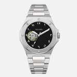 VALUSIS Lysium Black Open-Heart – Automatic Watch