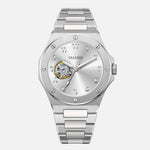 VALUSIS Lysium Silver Open-Heart – Automatic Watch