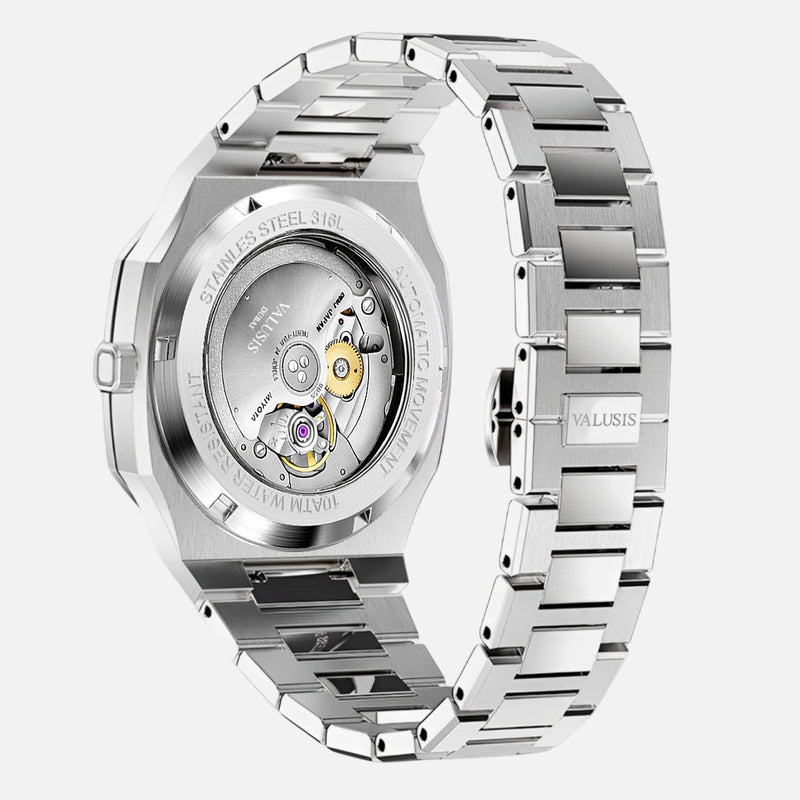 VALUSIS Volt Blue Open-Heart – Japanese Automatic Movement Detail