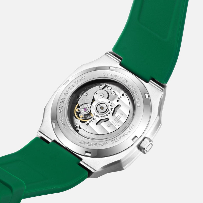 VALUSIS Volt Green Skeleton – Japanese Automatic Movement Detail