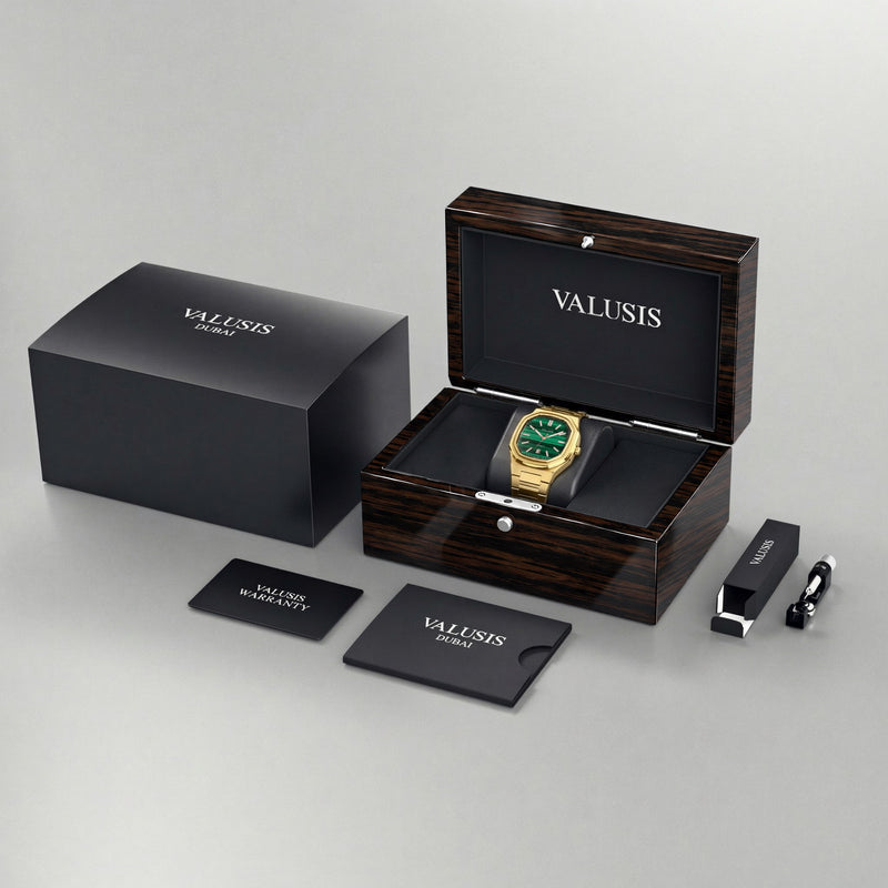 VALUSIS Volt Malachite – Luxury Watch Packaging Box Dubai