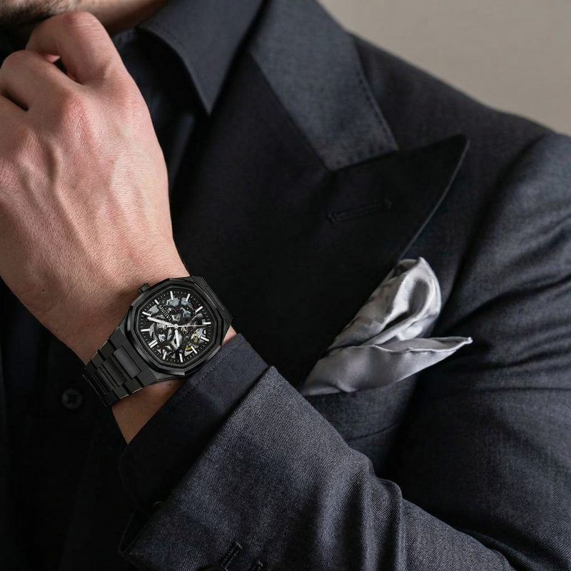 VALUSIS Volt Black Skeleton Ii – Automatic Watch