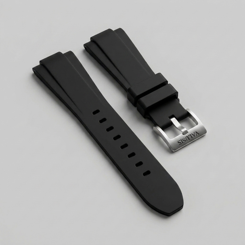 Black Silicone Strap