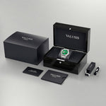 VALUSIS Lysium Green Open-Heart – Luxury Watch Packaging Box Dubai
