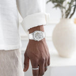 VALUSIS Volt White Skeleton – Skeleton Dial Automatic Watch