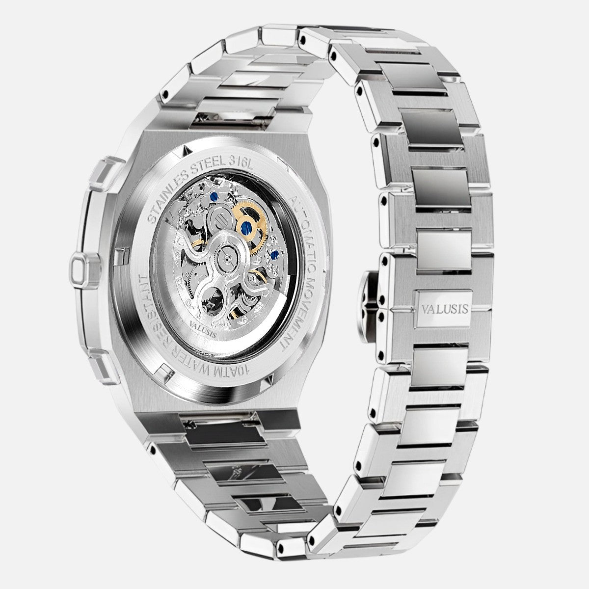 VALUSIS Volt Green Chrono Automatic – Watch Case Back