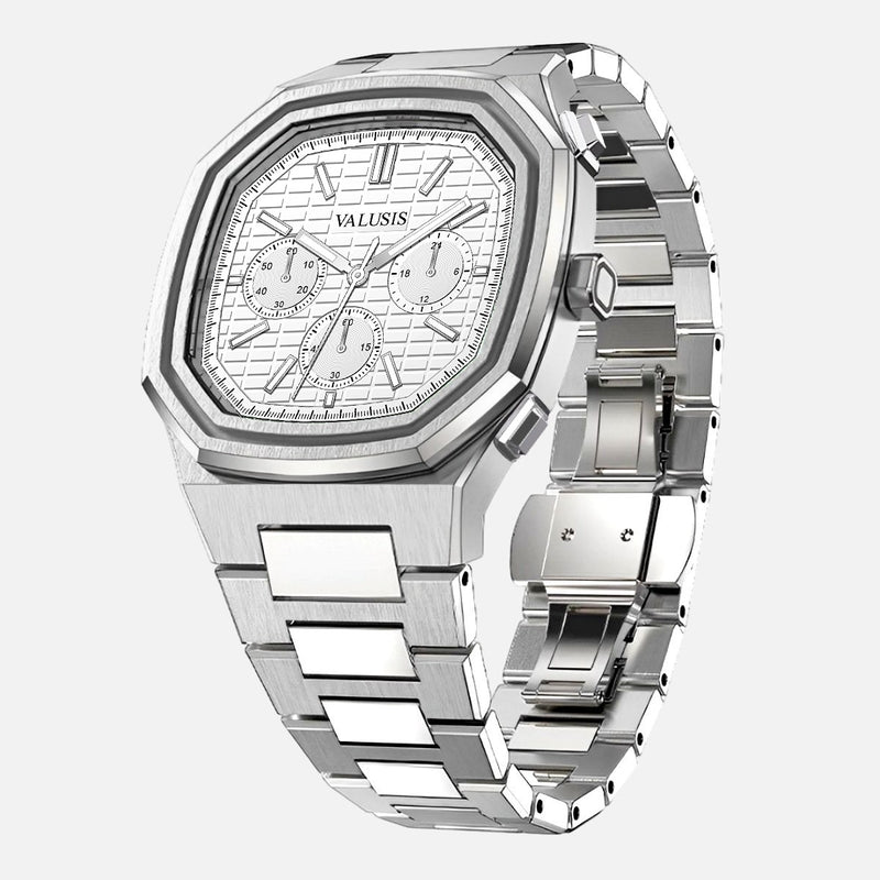 VALUSIS Volt White Chronograph – Automatic Watch