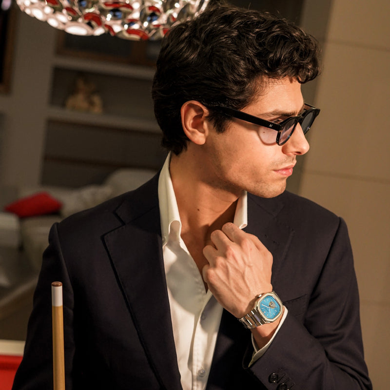 VALUSIS Volt Turquoise Open-Heart – Automatic Watch