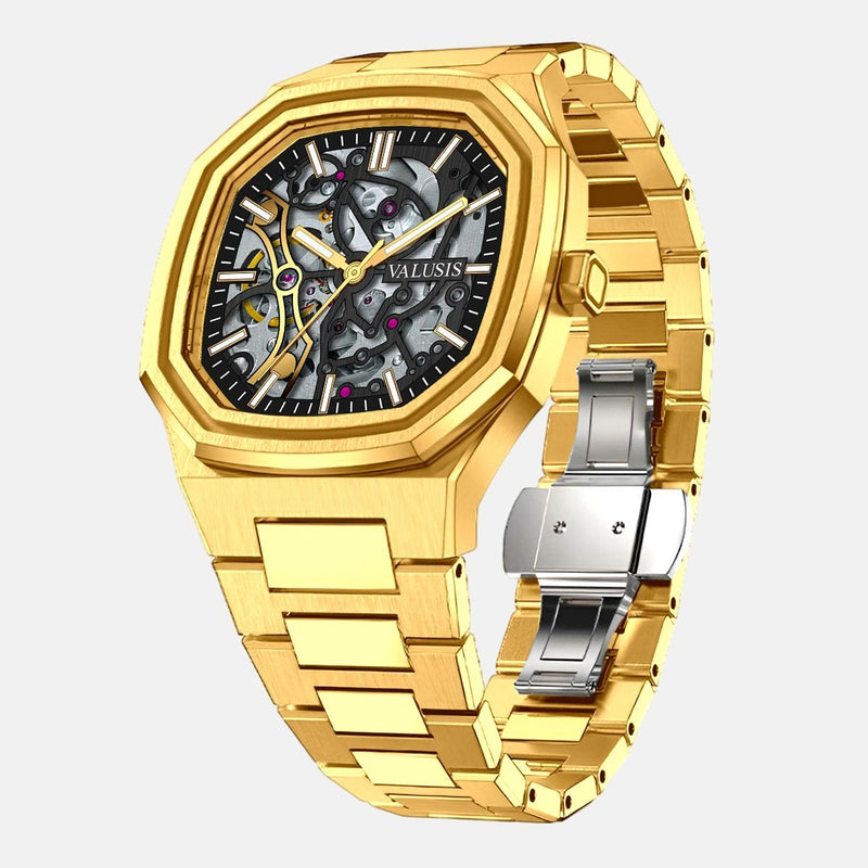 VALUSIS Volt Gold Skeleton Ii – Skeleton Dial Automatic Watch