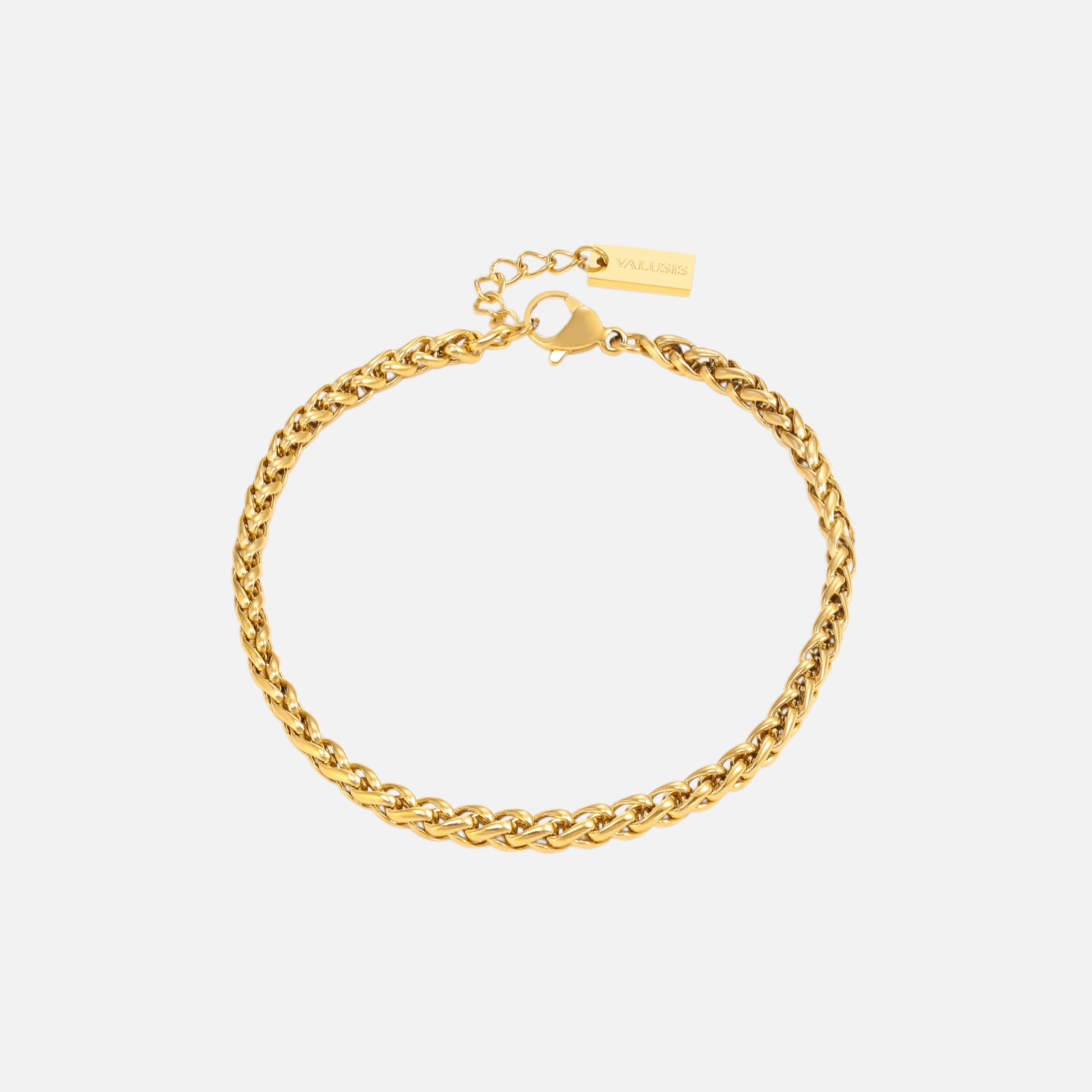 Wheat Bracelet 3mm Gold - VALUSIS