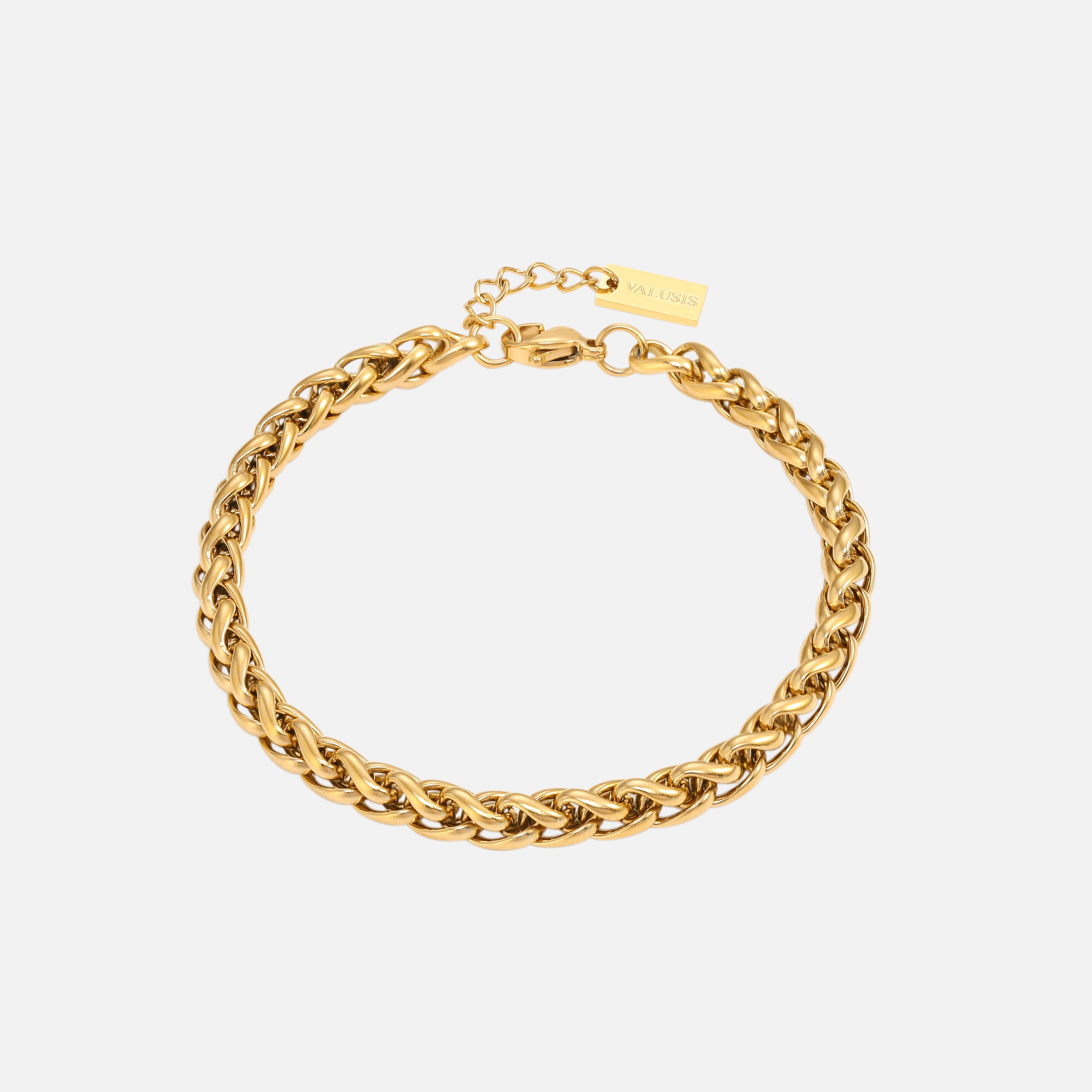 Wheat Bracelet 5mm Gold - VALUSIS