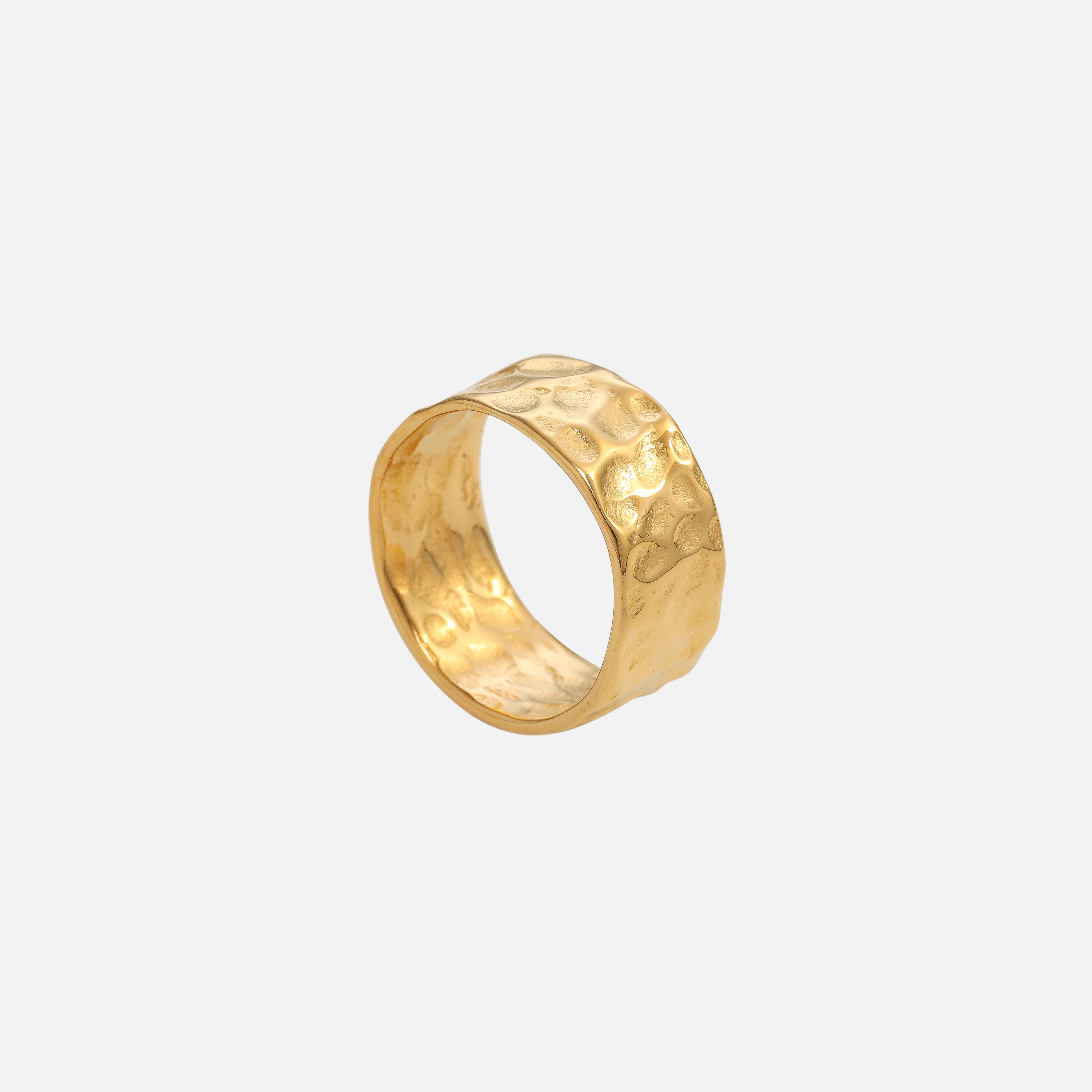 Hammered Ring Gold - VALUSIS