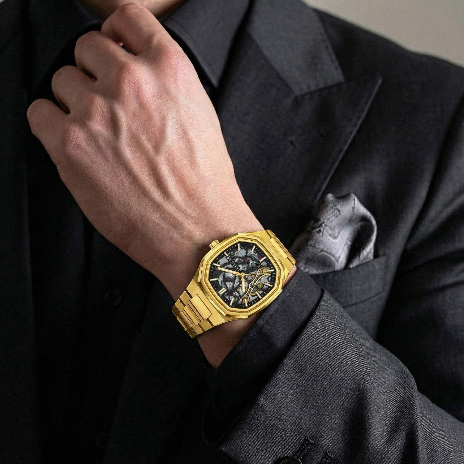 VALUSIS Volt Gold Skeleton Ii – Automatic Watch