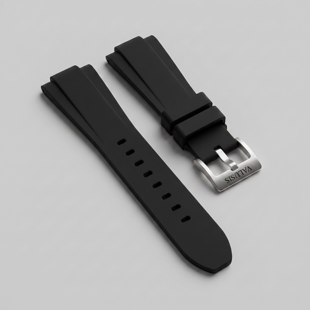 Black Silicone Strap
