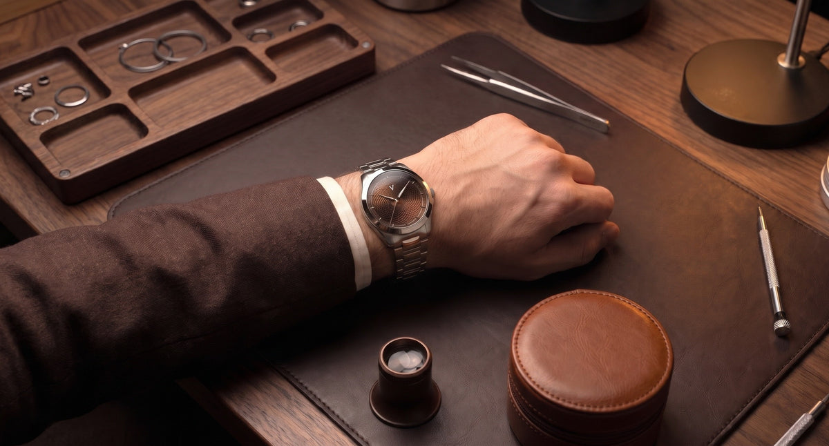 Velturion Watch wrist shot