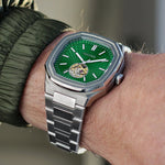 VALUSIS Volt Green Open-Heart – Automatic Watch