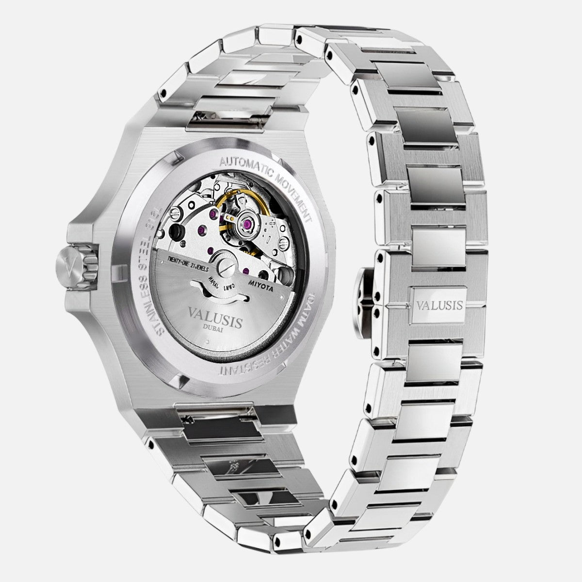 VALUSIS Lysium Turquoise Automatic – Japanese Automatic Movement Detail