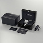 VALUSIS Lysium White Skeleton – Luxury Watch Packaging Box Dubai