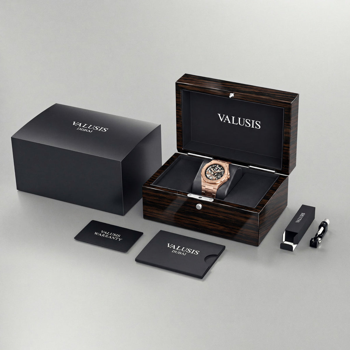 VALUSIS Lysium Skeleton Ii – Luxury Watch Packaging Box Dubai