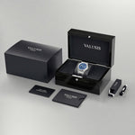 VALUSIS Lysium Blue Skeleton – Luxury Watch Packaging Box Dubai