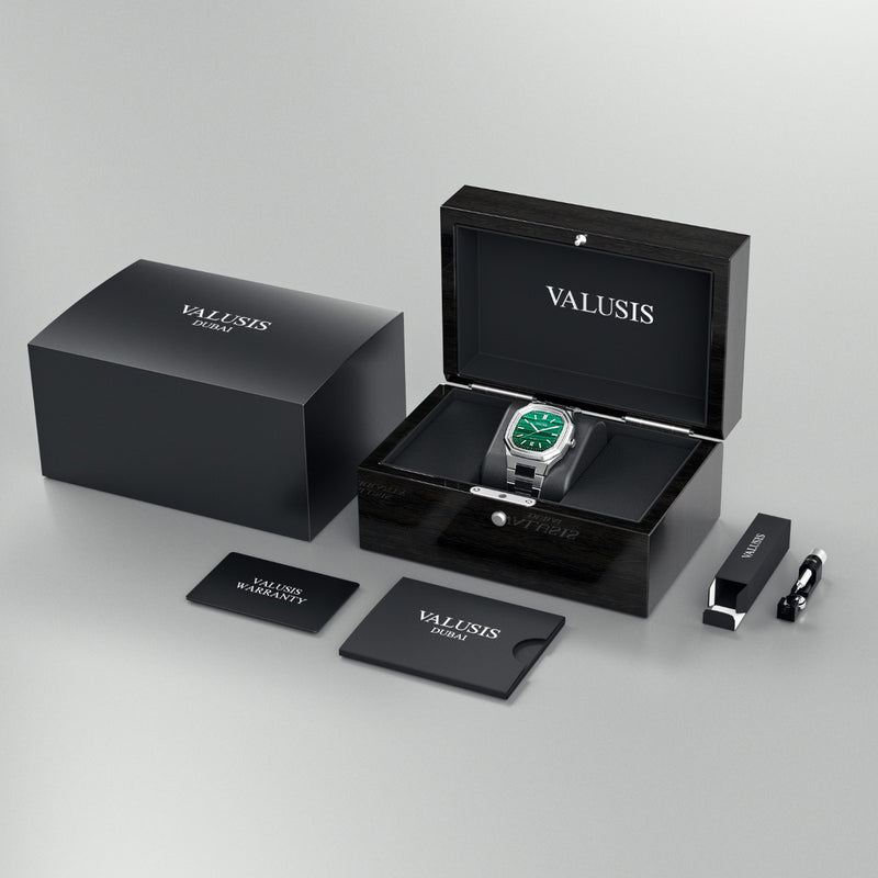 VALUSIS Volt Malachite – Luxury Watch Packaging Box Dubai