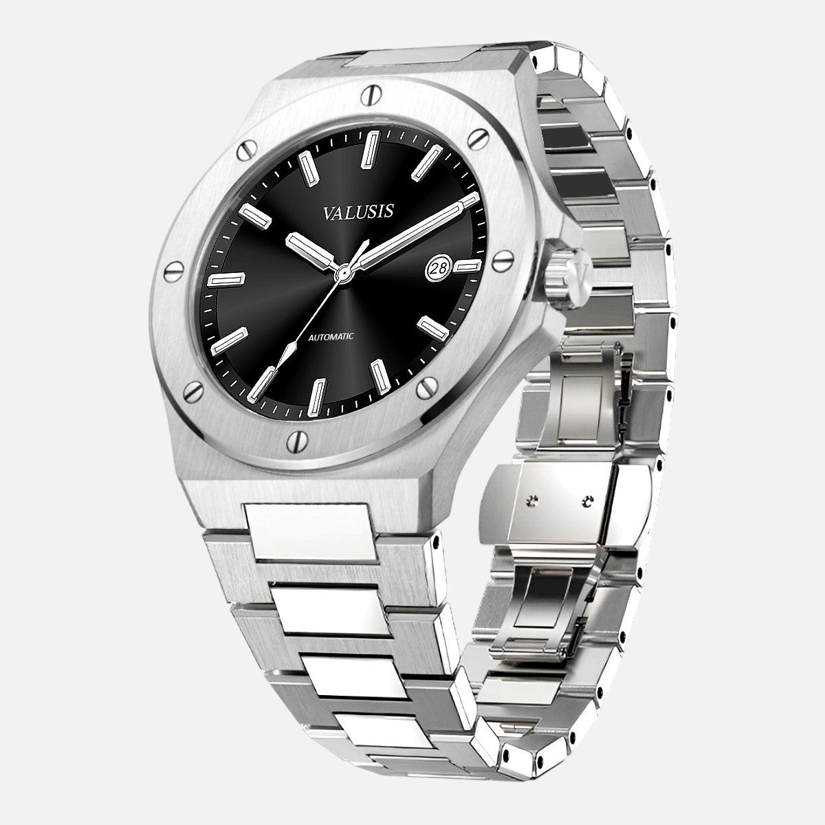 VALUSIS Lysium Black Automatic – Automatic Watch Side View