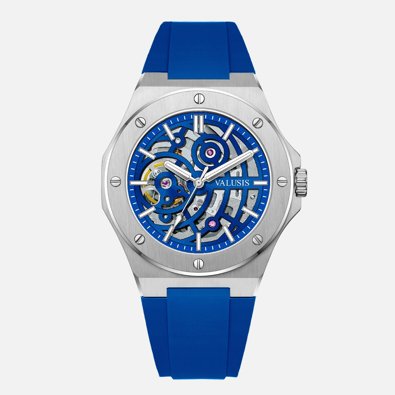 VALUSIS Lysium Blue Skeleton – Skeleton Dial Automatic Watch
