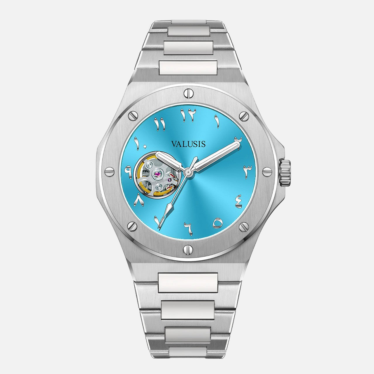 VALUSIS Lysium Turquoise Open-Heart – Automatic Watch