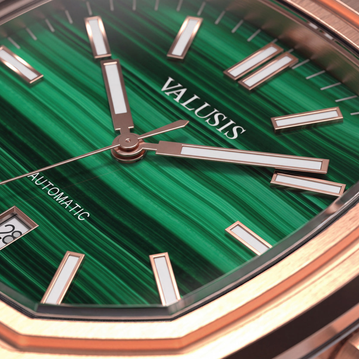 VOLT ROSE GOLD MALACHITE AUTOMATIC