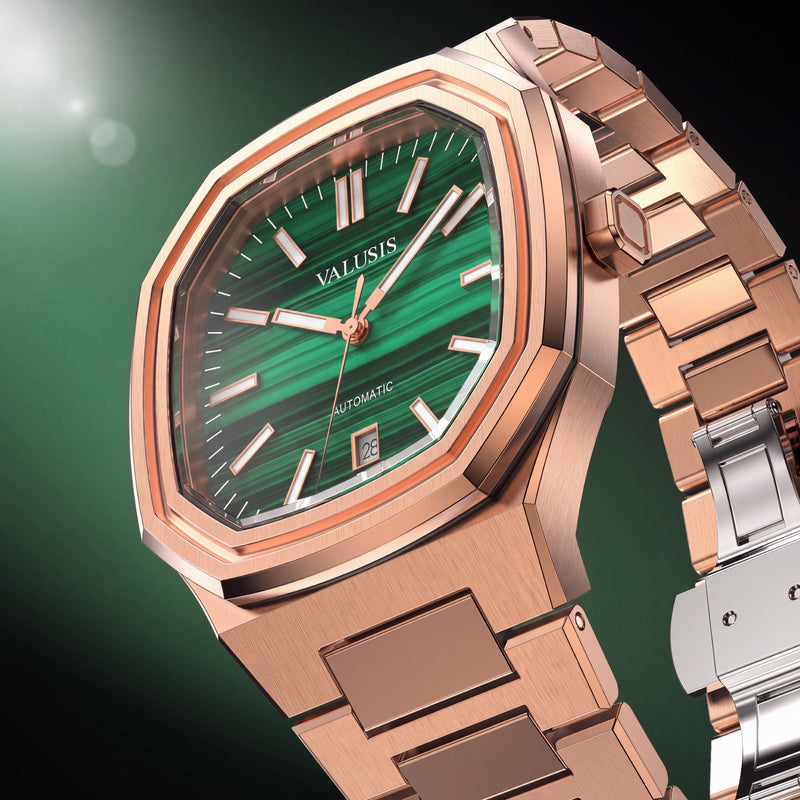 VOLT ROSE GOLD MALACHITE AUTOMATIC