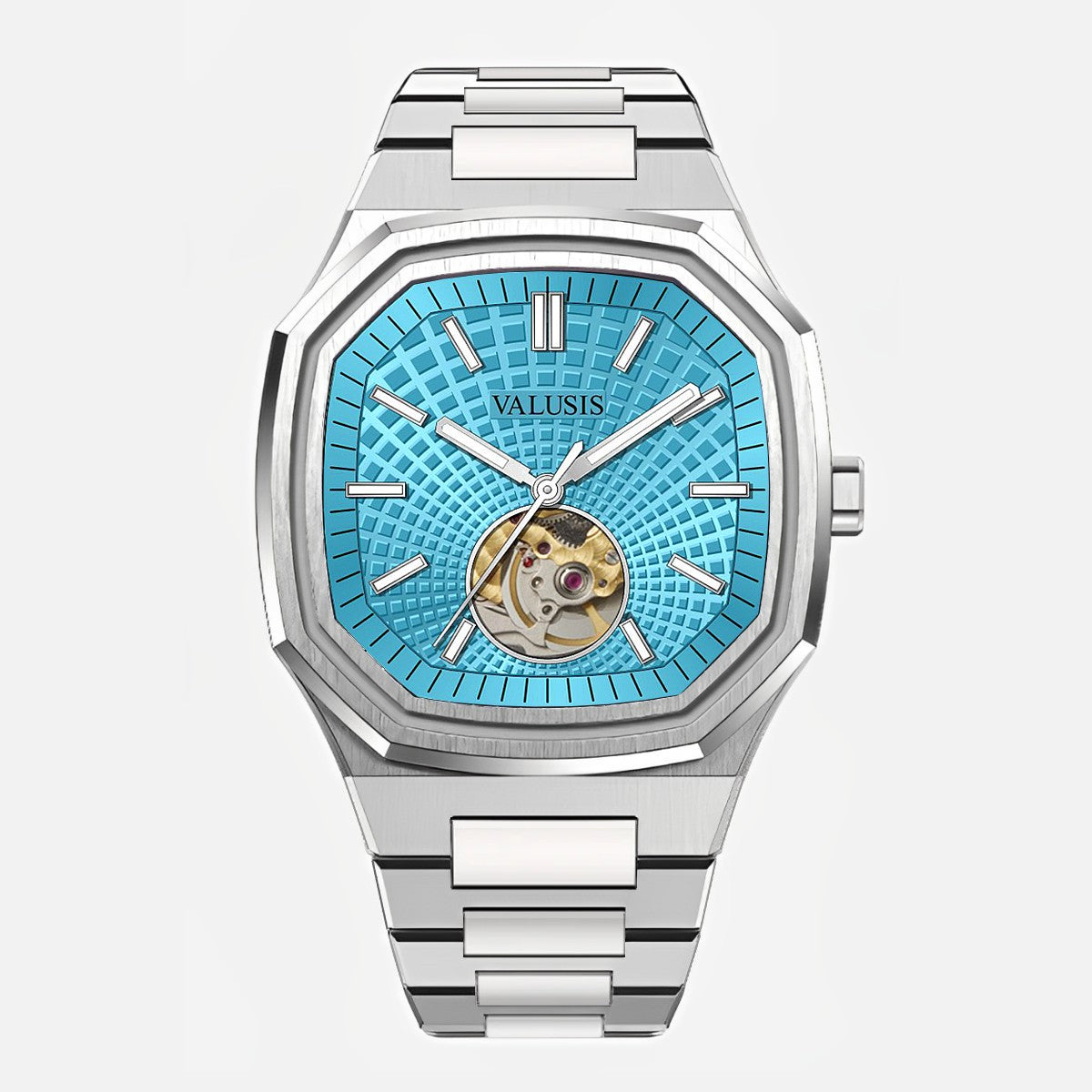 VALUSIS Volt Turquoise Open-Heart – Open-Heart Dial Automatic Watch