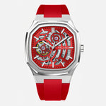 VALUSIS Volt Red Skeleton – Skeleton Dial Automatic Watch