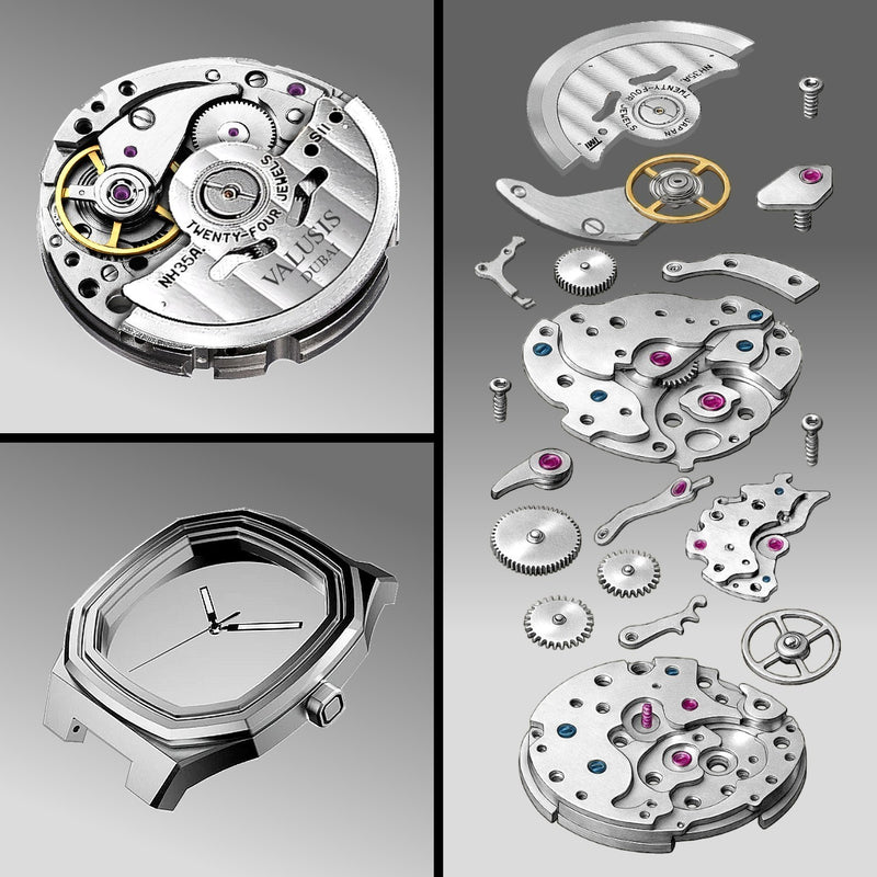 VALUSIS Lysium Pearl – Japanese Automatic Movement Detail