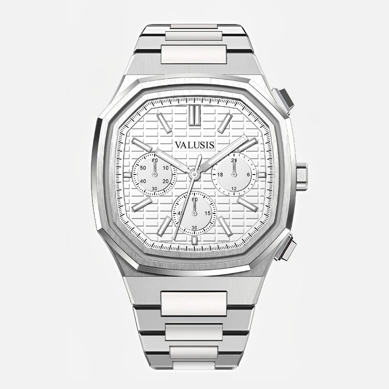 VALUSIS Volt White Chronograph – Automatic Watch