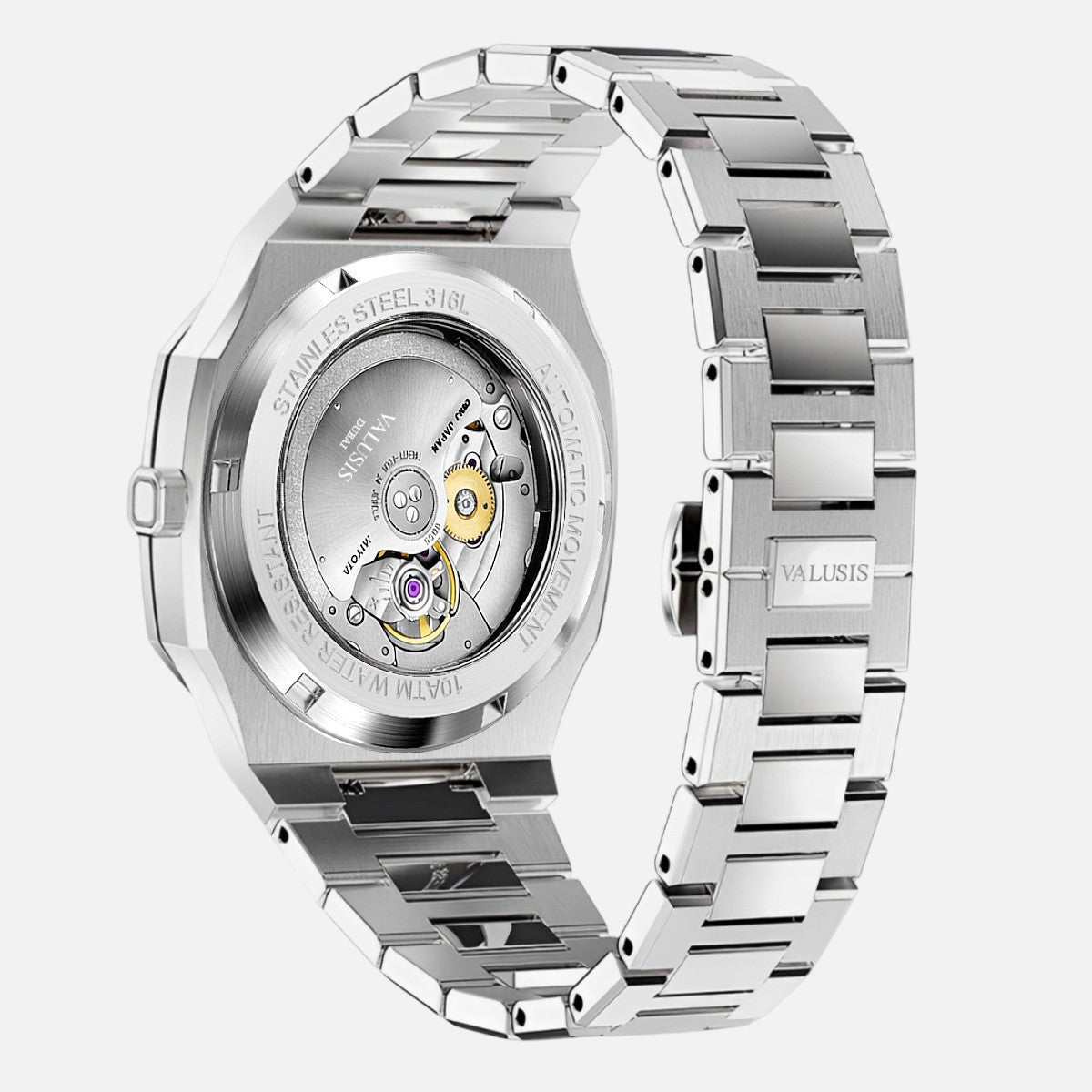 VALUSIS Volt Blue Open-Heart – Japanese Automatic Movement Detail