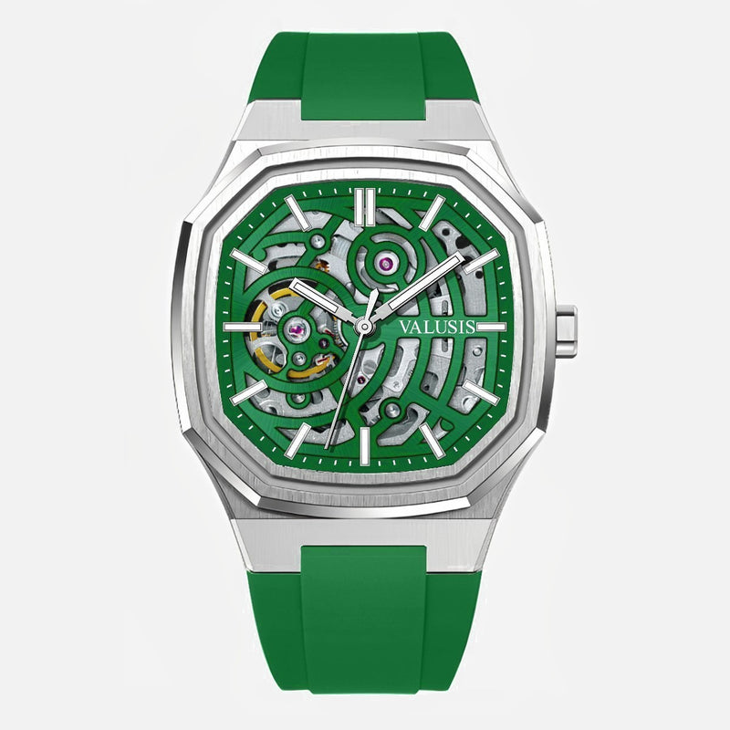 VALUSIS Volt Green Skeleton – Skeleton Dial Automatic Watch